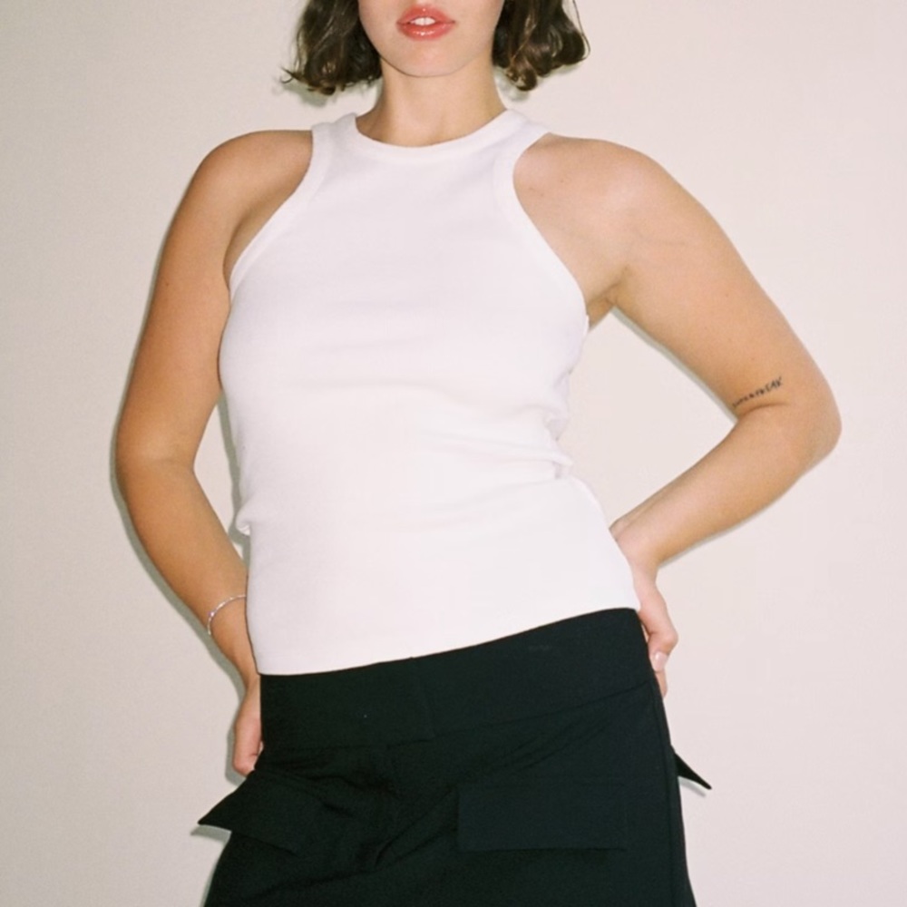 Djerf Avenue Everyday Tank Top White